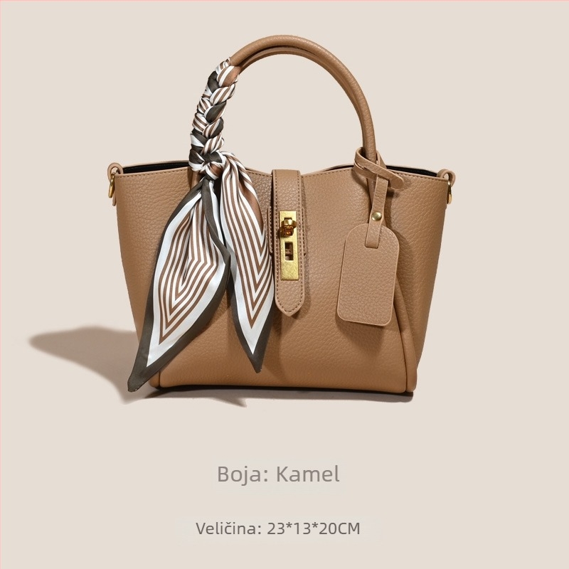 Ženska košarasta tote torba od svilenih cvjetova, mekana konstrukcija, podstava od mikrovlaknastog umjetnog kožnog materijala, unutarnji pretinac, proljeće 2025