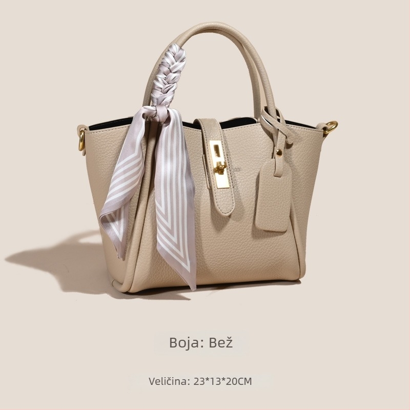 Ženska košarasta tote torba od svilenih cvjetova, mekana konstrukcija, podstava od mikrovlaknastog umjetnog kožnog materijala, unutarnji pretinac, proljeće 2025