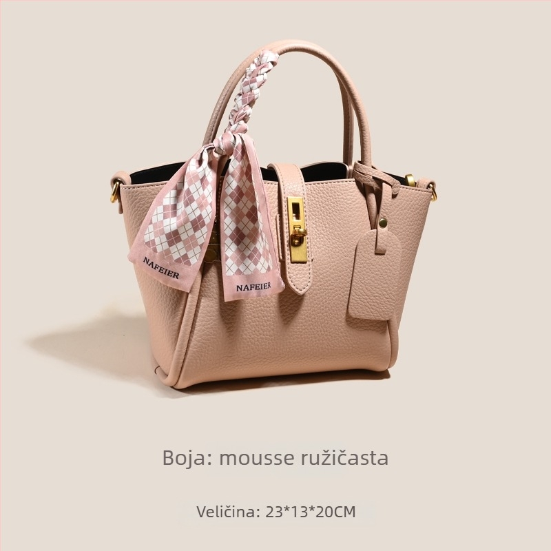 Ženska košarasta tote torba od svilenih cvjetova, mekana konstrukcija, podstava od mikrovlaknastog umjetnog kožnog materijala, unutarnji pretinac, proljeće 2025