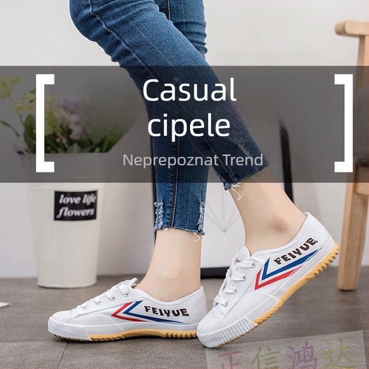 Tenisice od platna s kariranim uzorkom, vulkanizirana gumena potplata, unisex, otporne na habanje