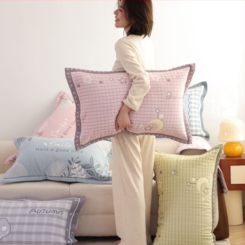 Jastučnica s kopčom na gumbe, jacquard tkanina od spandexa, 40 vlakana, nordijski stil