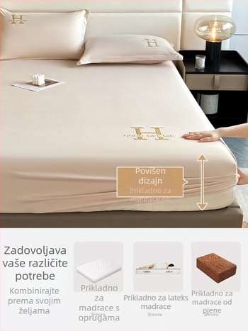 Vodootporan prilagodljivi plašt za madrac, 2025. model, zaštita od urina i prljavštine, madrac zaštita, trodijelni set