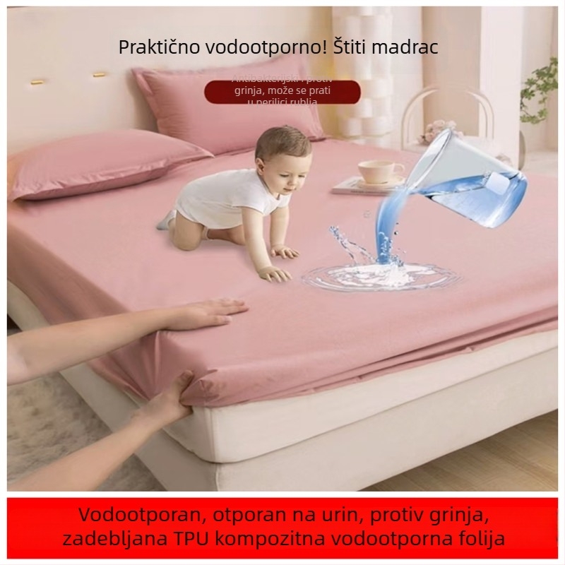 Navlaka za madrac s elastikom, TPU vodootporna, zaštita od urina i prašine, klasa majka-dijete