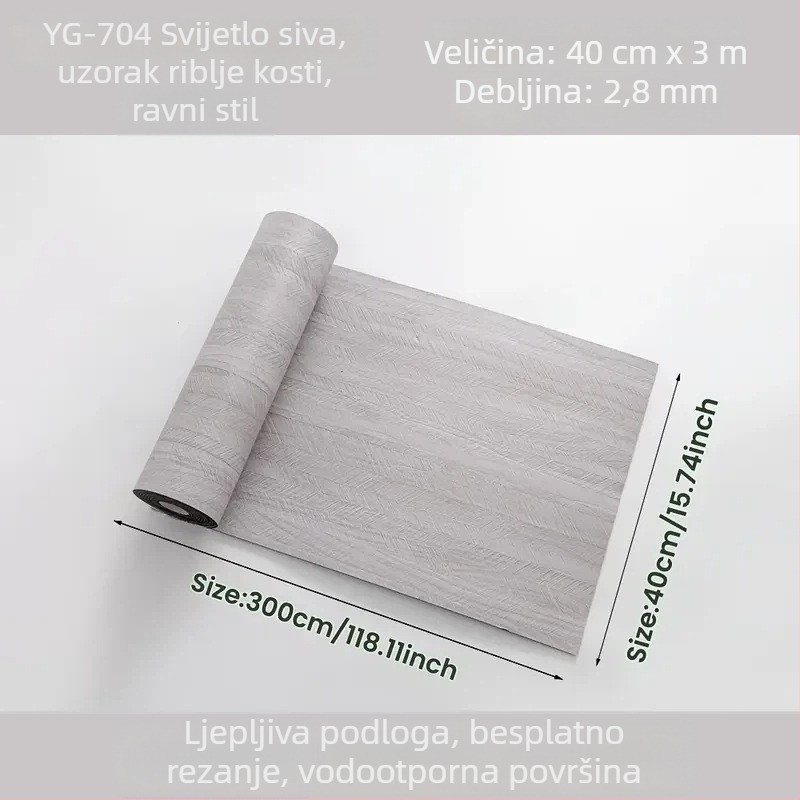 Zidna naljepnica s drvenim uzorkom, samoljepljiva, vodootporna i otporna na vlagu, pozadina zida za dnevni boravak, 1 kom
