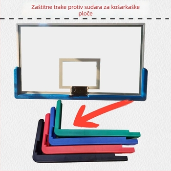 Zaštitna navlaka za košarkašku ploču s EVA trakom i mekanim pjenastim rubom, vanjsku uporabu