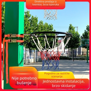 Zidni koš za košarku, bez bušenja, s mogućnošću zakucavanja, za unutarnje treninge djece