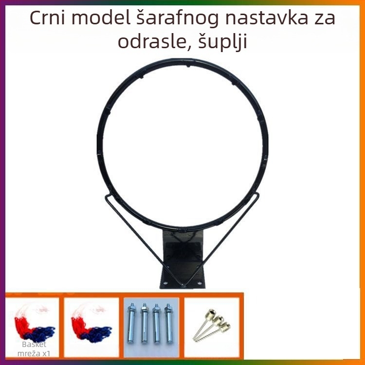 Zidni koš za košarku, bez bušenja, s mogućnošću zakucavanja, za unutarnje treninge djece