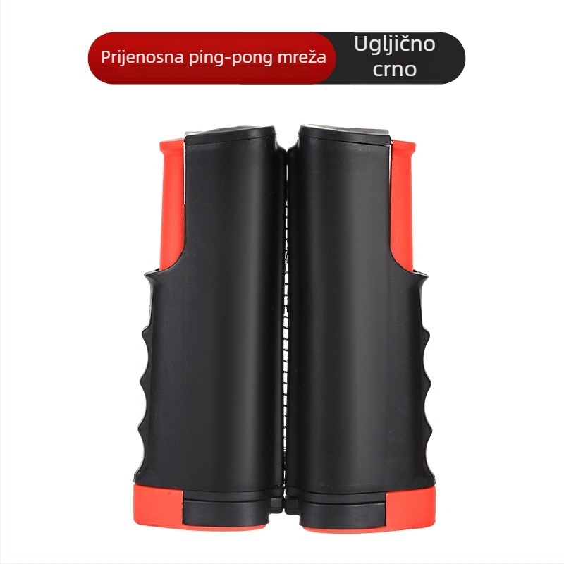 Stalak za stolni tenis s teleskopskom mrežom, ABS materijal, težina 1 kg, prijenosan, za vanjsku upotrebu