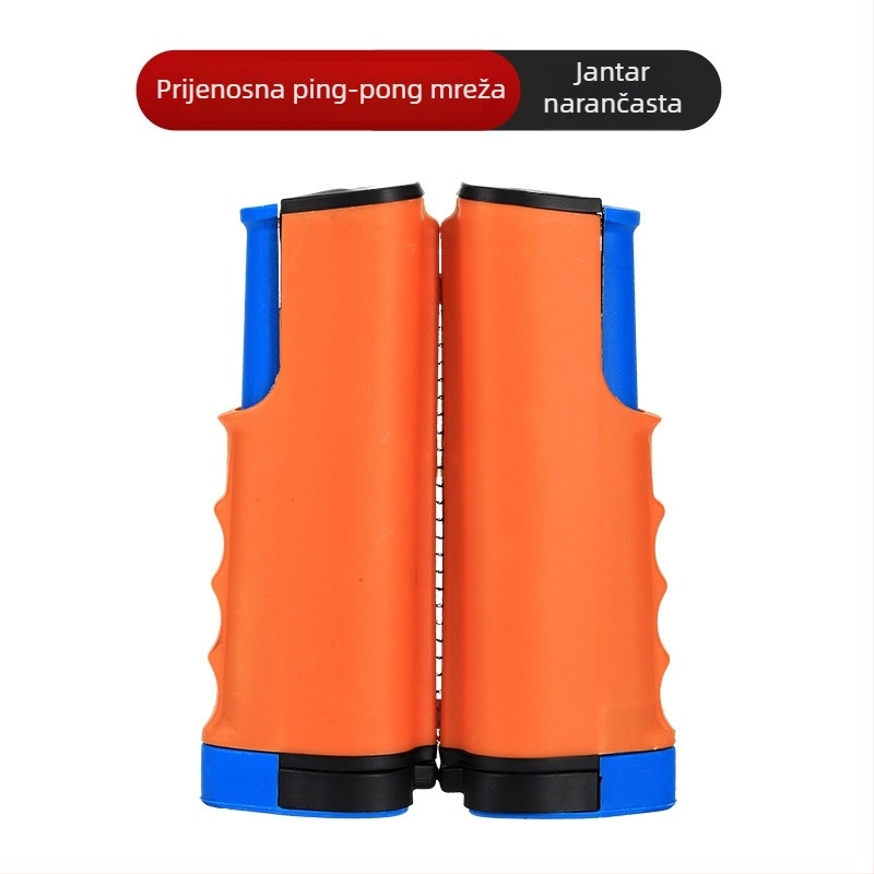 Stalak za stolni tenis s teleskopskom mrežom, ABS materijal, težina 1 kg, prijenosan, za vanjsku upotrebu
