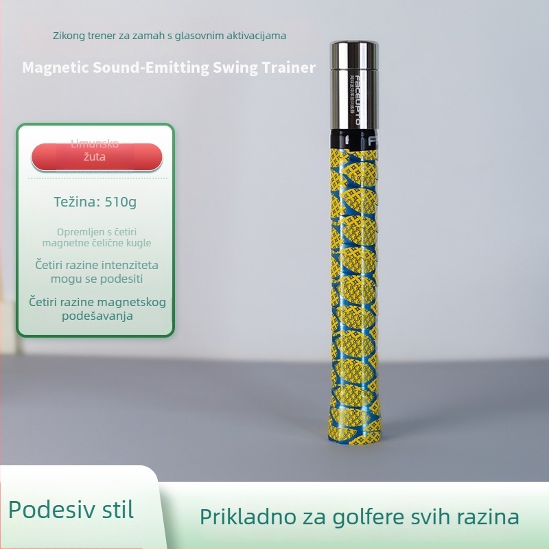 Teniski trening uređaj za zamah s magnetskom kontrolom i zvučnom povratnom informacijom — simulira stvarni doživljaj udarca i poboljšava vještine udaranja; Marka: Other; Podrijetlo: Other; Kategorija: Tenis; Materijal: svila cvijeta