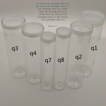 Plastična staklenka s poklopcem za pohranu olovaka i kemijskih olovaka – 40 otvora, materijal: TPE, težina 25 g, šifra proizvoda F879TT89MJS6T7