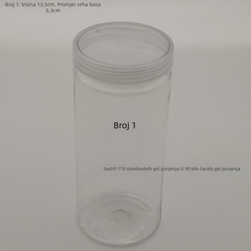 Plastična staklenka s poklopcem za pohranu olovaka i kemijskih olovaka – 40 otvora, materijal: TPE, težina 25 g, šifra proizvoda F879TT89MJS6T7