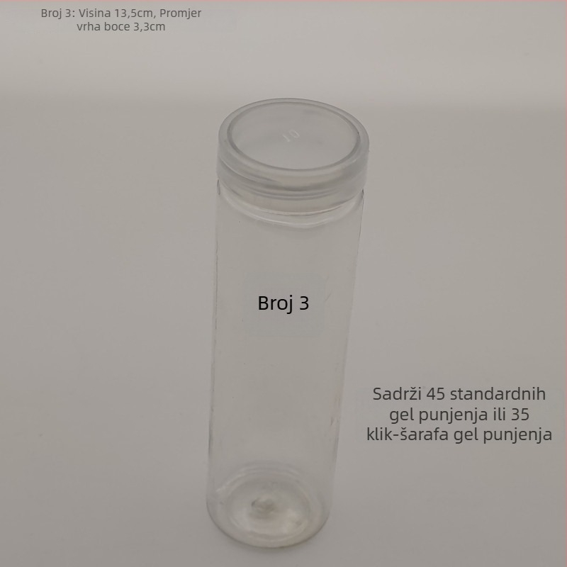 Plastična staklenka s poklopcem za pohranu olovaka i kemijskih olovaka – 40 otvora, materijal: TPE, težina 25 g, šifra proizvoda F879TT89MJS6T7