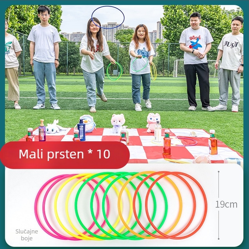 Zifan viseća torba za team-building igre — platno s kotačnim dizajnom, rekviziti za kreativna godišnja druženja i lutriju