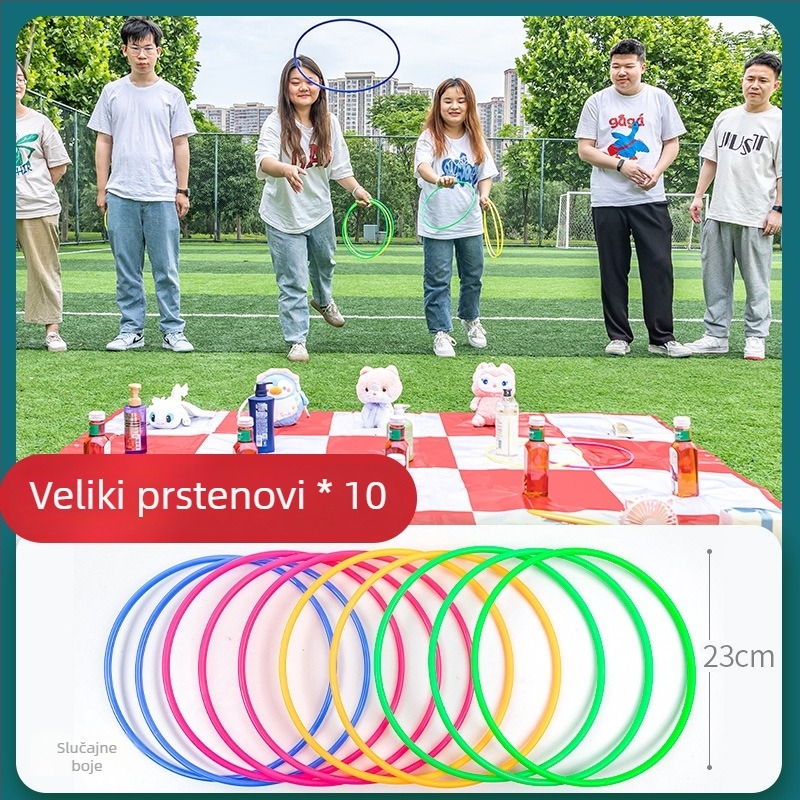 Zifan viseća torba za team-building igre — platno s kotačnim dizajnom, rekviziti za kreativna godišnja druženja i lutriju