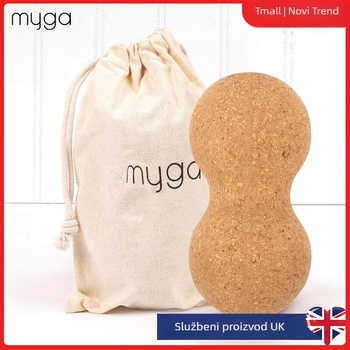 ABS masažna lopta za fascia masažu, za jogu i rehabilitaciju, ne napuhuje se, u obliku arašida, za vratnu i lumbalnu kralježnicu, težina 10, pogodna za fitness i ljepotu