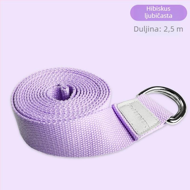 Remen za istezanje joge, 100% pamuk, Cool dust, za fitness i bodybuilding, pomoćni proizvodi za jogu