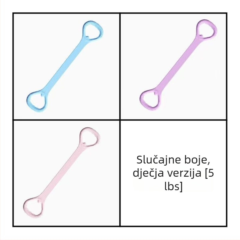 Otporna traka s mačjim ušima i 8-oblik dizajna, silikon, za kućnu jogu, treniranje ramena, oblikovanje ruku i mršavljenje leđa