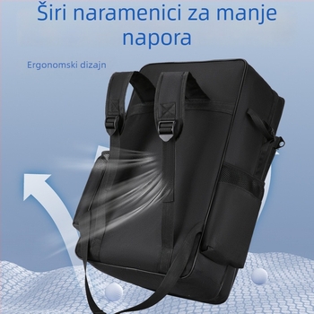 Torba za morski ribolov, velika kapaciteta, Oxford platno, vodootporna, pretinci za štap, liniju i opremu