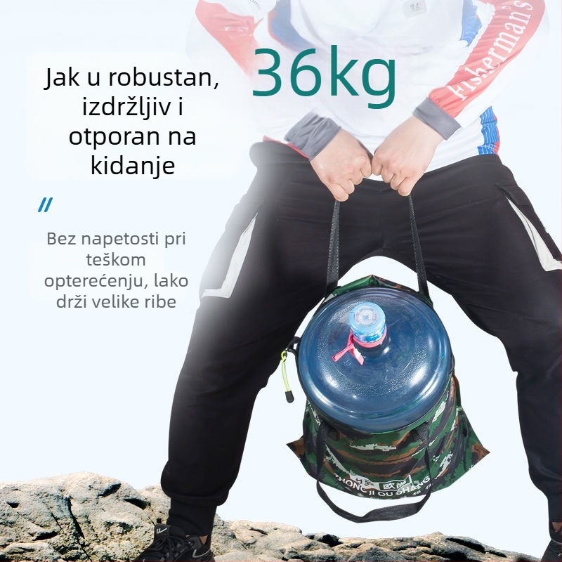 Ribarska torba – višenamjenska sklopiva PVC torba za pohranu tijekom ribolova