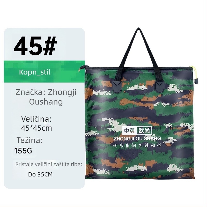 Ribarska torba – višenamjenska sklopiva PVC torba za pohranu tijekom ribolova