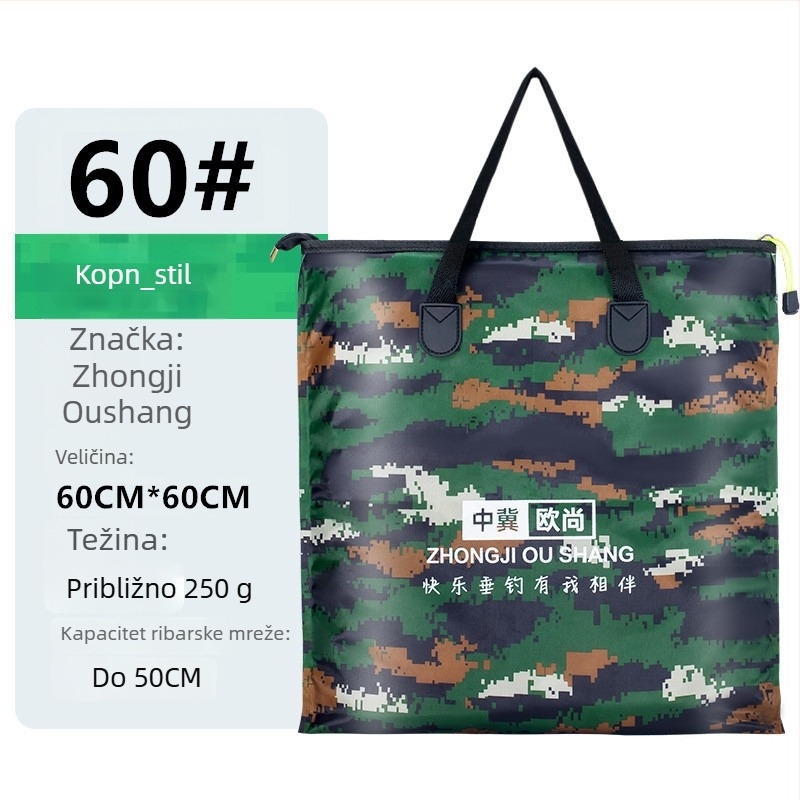 Ribarska torba – višenamjenska sklopiva PVC torba za pohranu tijekom ribolova