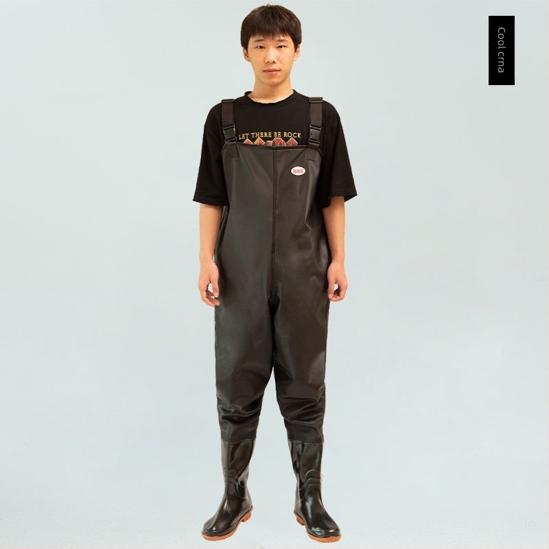 Vodootporni ribarski kombinezon s integriranom obućom