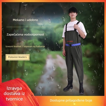 PVC vodootporne hlače za pecanje – otporne na habanje, otporne na vjetar, debeli, unisex odjeća za pecanje i plivanje