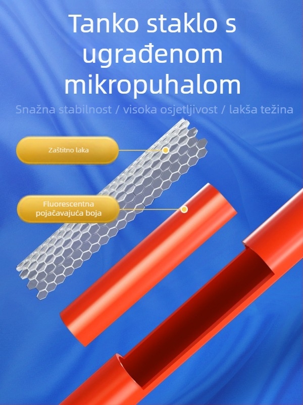 Vertical drift ribolovni plovak s nano dizajnom za sve vode, s punim okom i debelim šupljim repom, visoka osjetljivost, dugi hodovi