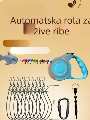 Cote nehrđajući čelik – brava za ribolov s čeličnim užetom