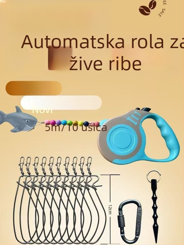 Cote nehrđajući čelik – brava za ribolov s čeličnim užetom