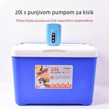 Kutija za ribolov za škampe s pumpom za kisik, plastična, kapacitet 80+, proizvedeno u Kini