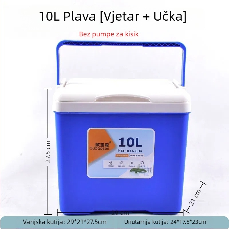 Kutija za ribolov za škampe s pumpom za kisik, plastična, kapacitet 80+, proizvedeno u Kini