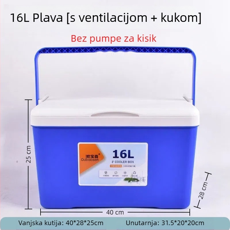 Kutija za ribolov za škampe s pumpom za kisik, plastična, kapacitet 80+, proizvedeno u Kini
