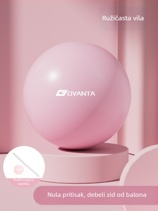 Ovanda PVC joga lopta za treniranje zdjelice, odrasli, postporođajna oporavak, ravnoteža jezgre, 70 g