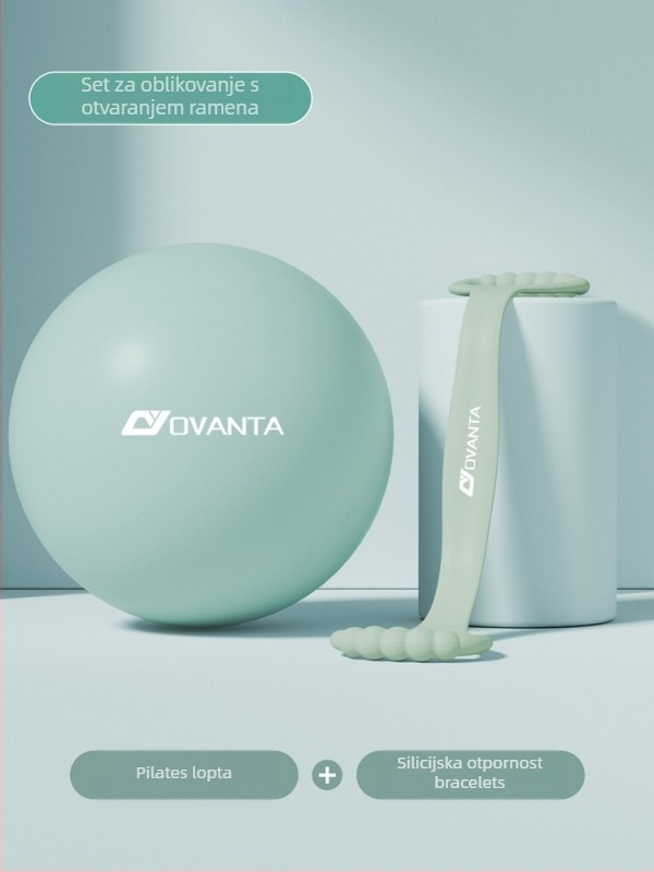 Ovanda PVC joga lopta za treniranje zdjelice, odrasli, postporođajna oporavak, ravnoteža jezgre, 70 g
