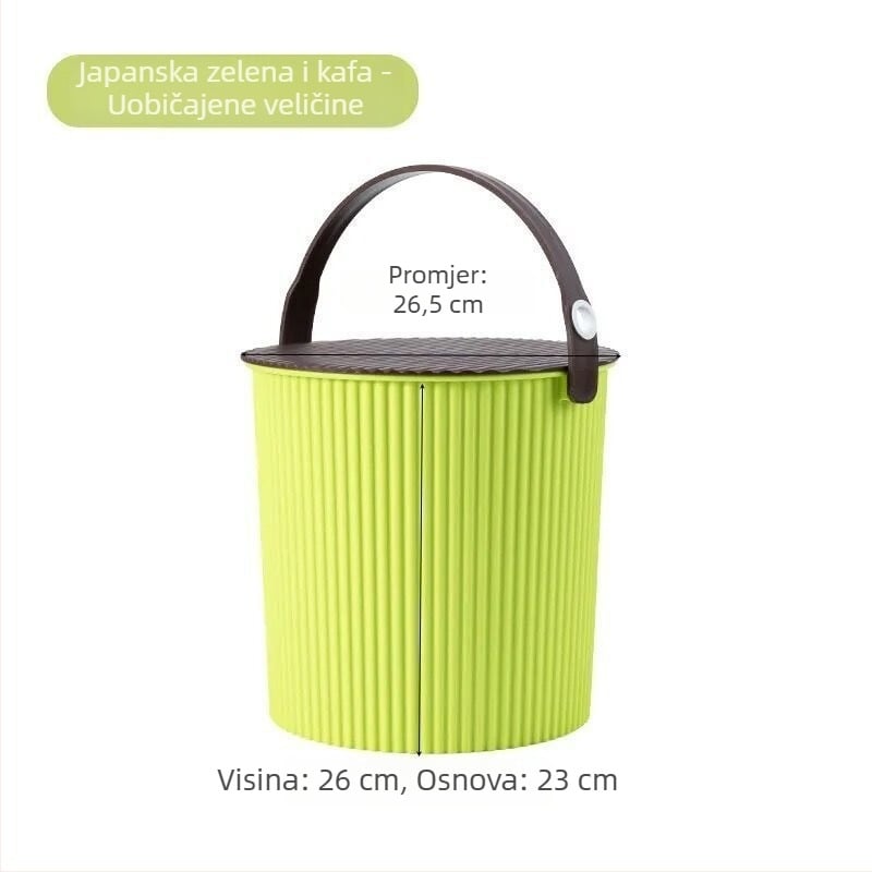 Plastična stolica za kantu za kućnu upotrebu – debelo sjedište, prijenosno, kupaonica skladištenje, 1 kg