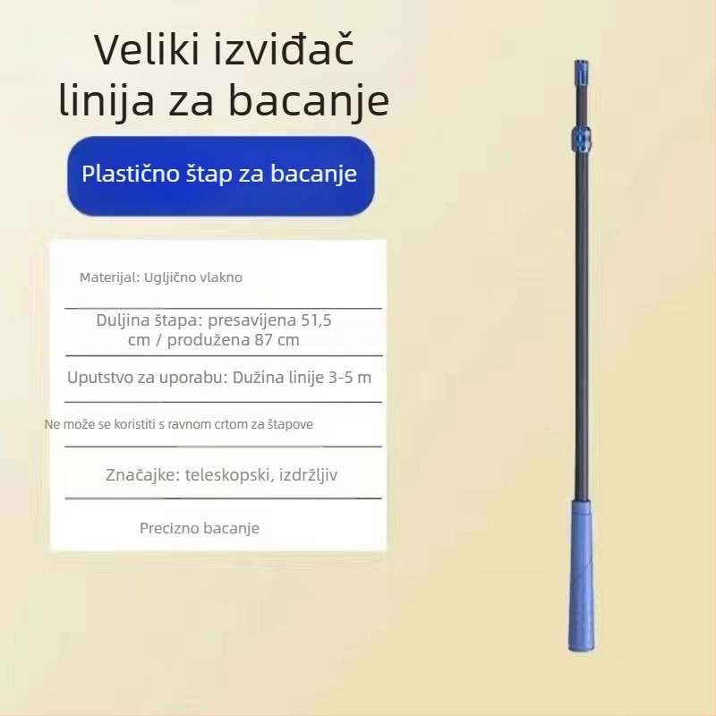Promač linije za ribolov s dugim dometom, tip čelične igle, jednostavan dizajn okrugle glave (Šifra: Civet cat; Značka: Bez brenda)