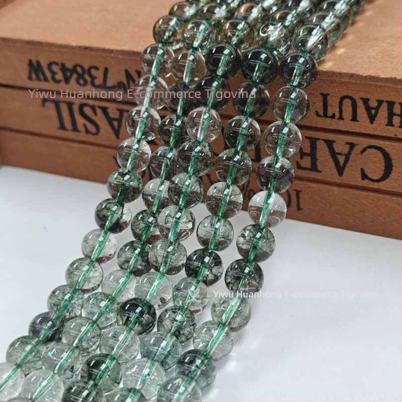 K9 kristalne labave perle – okrugle citrin perle za DIY nakit, perle za narukvicu, poluproizvodi