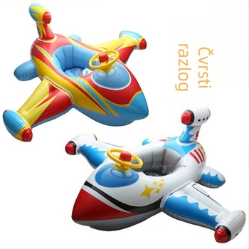 Dječji plivački prsten s karikaturnim uzorkom, ekološki PVC, debljina 0,35 mm