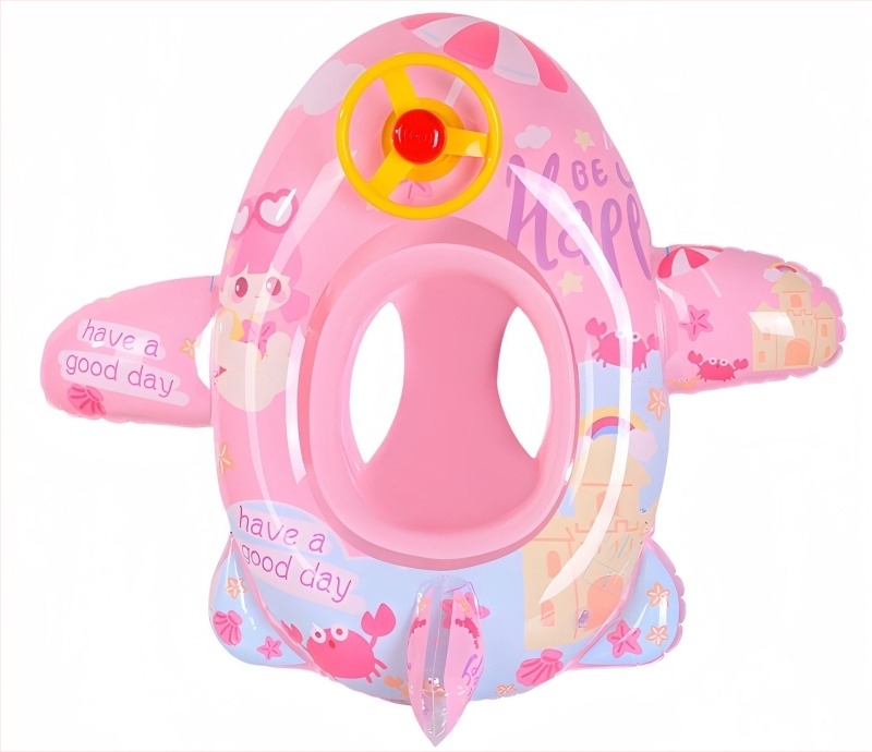 Dječji plivački prsten s karikaturnim uzorkom, ekološki PVC, debljina 0,35 mm