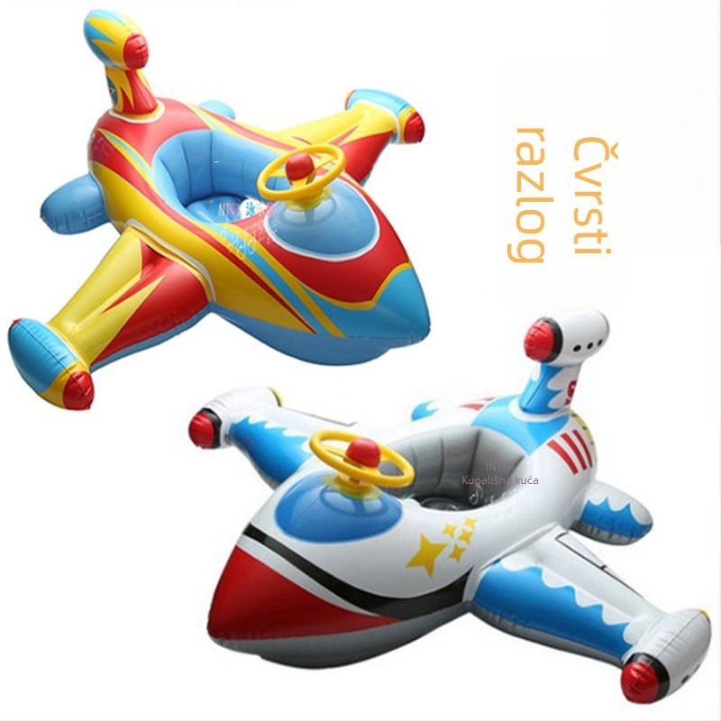 Dječji plivački prsten s karikaturnim uzorkom, ekološki PVC, debljina 0,35 mm