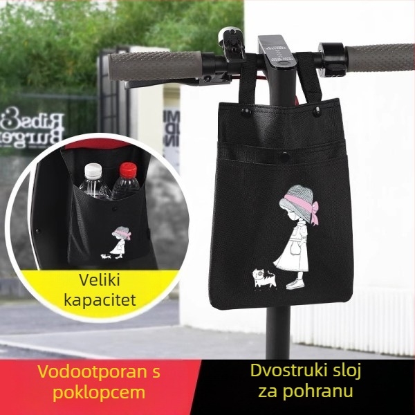 Aijia viseća torba za električno vozilo na biciklu — prednja baterija, poliester, pohrana, model Electric Vehicle Hanging Bag
