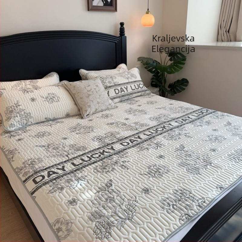 Set od prirodnog lateksa, tri dijela, tiskani pleteni materijal, 80-90% lateksa, lagani luksuzni stil