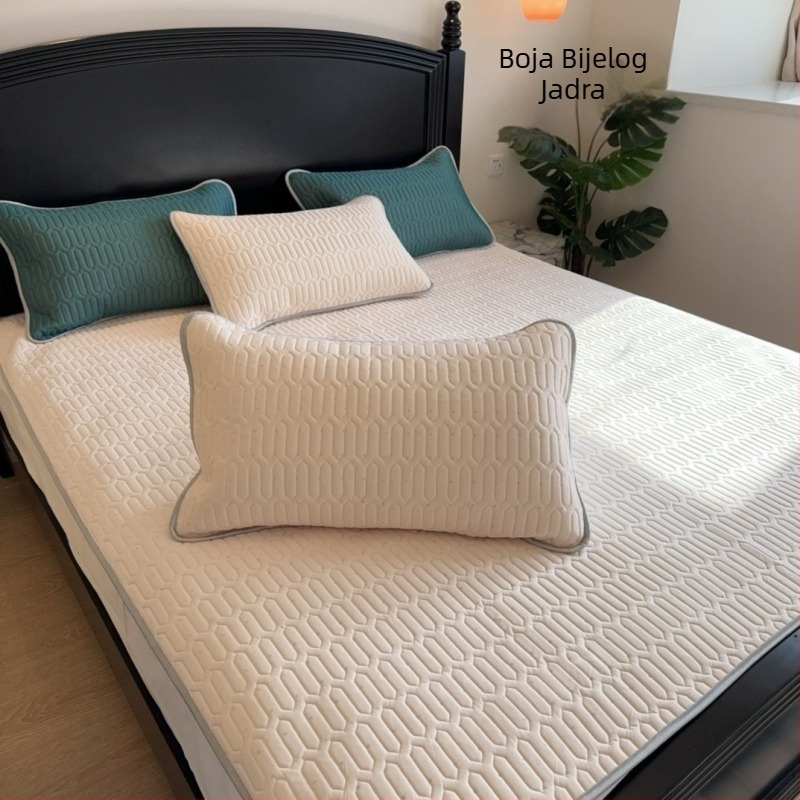 Set od prirodnog lateksa, tri dijela, tiskani pleteni materijal, 80-90% lateksa, lagani luksuzni stil