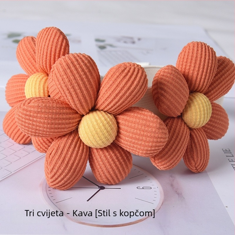 Zavjesni pojas s kopčom, cvjetni korejski stil, od tkanine, prilagodljiv, moderni minimalistički stil