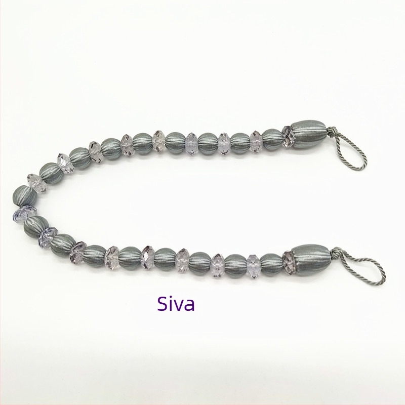 Zavjesni pojas s akrilnim perlicama, moderan stil, materijal kemijska vlakna, Hongteng Jewelry