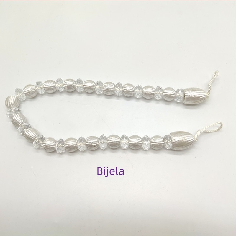 Zavjesni pojas s akrilnim perlicama, moderan stil, materijal kemijska vlakna, Hongteng Jewelry