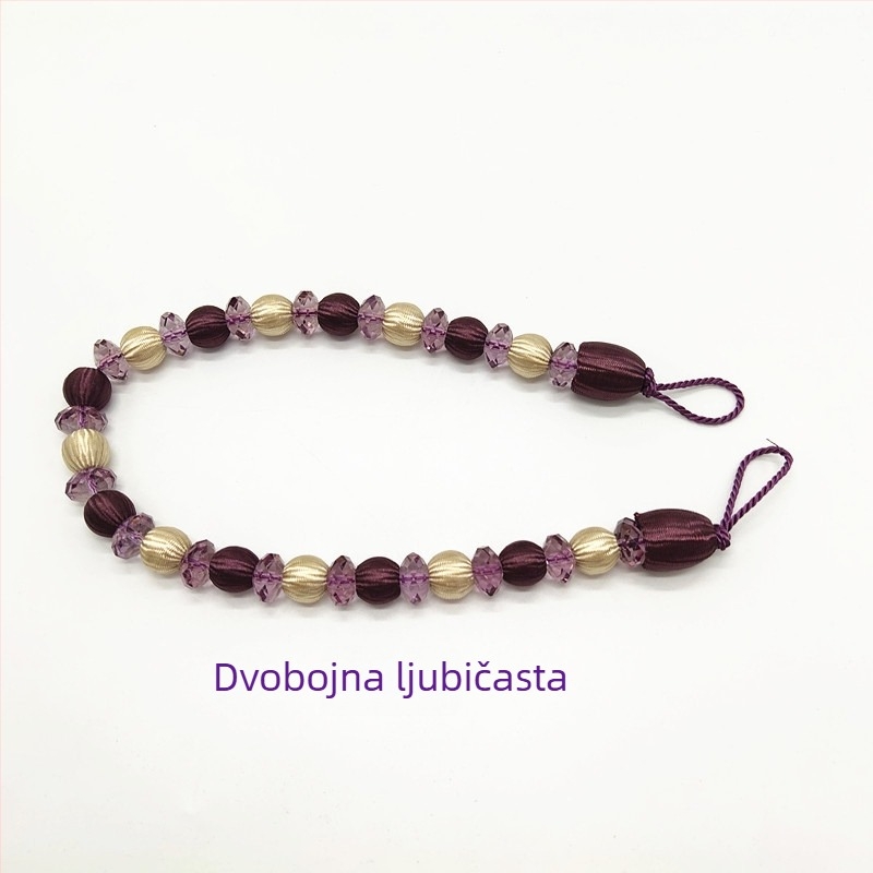 Zavjesni pojas s akrilnim perlicama, moderan stil, materijal kemijska vlakna, Hongteng Jewelry