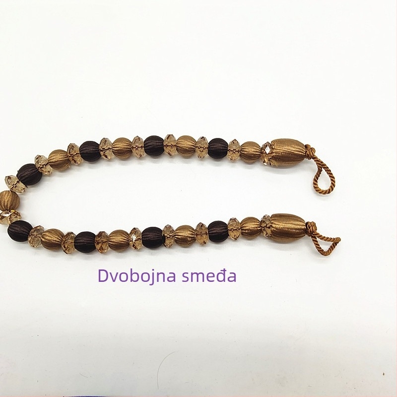 Zavjesni pojas s akrilnim perlicama, moderan stil, materijal kemijska vlakna, Hongteng Jewelry